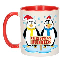 Foto van Kerst mok / beker - 300 ml - keramiek - christmas buddies