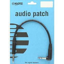 Foto van Klotz b4pa1-0030 audiokabel 2x 6.3mm jack trs neutrik haaks-recht 30cm