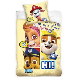 Foto van Paw patrol baby dekbedovertrek brave - 100 x 135 cm - katoen