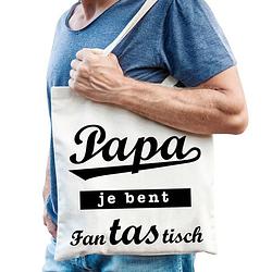 Foto van Kadotas voor papa/vader van katoen - feest boodschappentassen