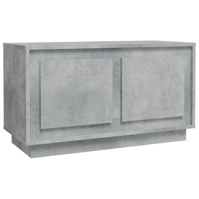 Foto van Vidaxl tv-meubel 80x35x45 cm bewerkt hout betongrijs