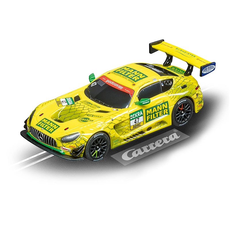 Foto van Carrera speelgoedauto mercedes-amg gt3 junior 1:32 geel