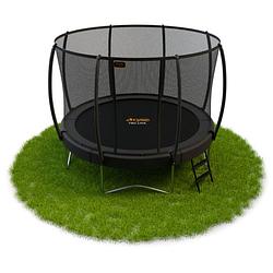 Foto van Avyna pro-line trampoline met veiligheidsnet 365 cm (12ft) - grijs
