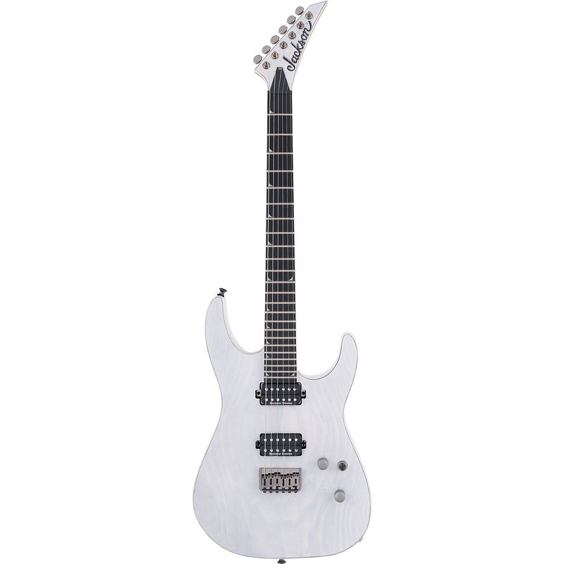 Foto van Jackson pro series soloist sl2a mah ht unicorn white elektrische gitaar