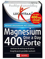 Foto van Lucovitaal magnesium poeder forte 400mg sachets
