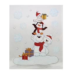 Foto van Peha stickervel kerst 28,5 x 34,5 cm wit 14-delig