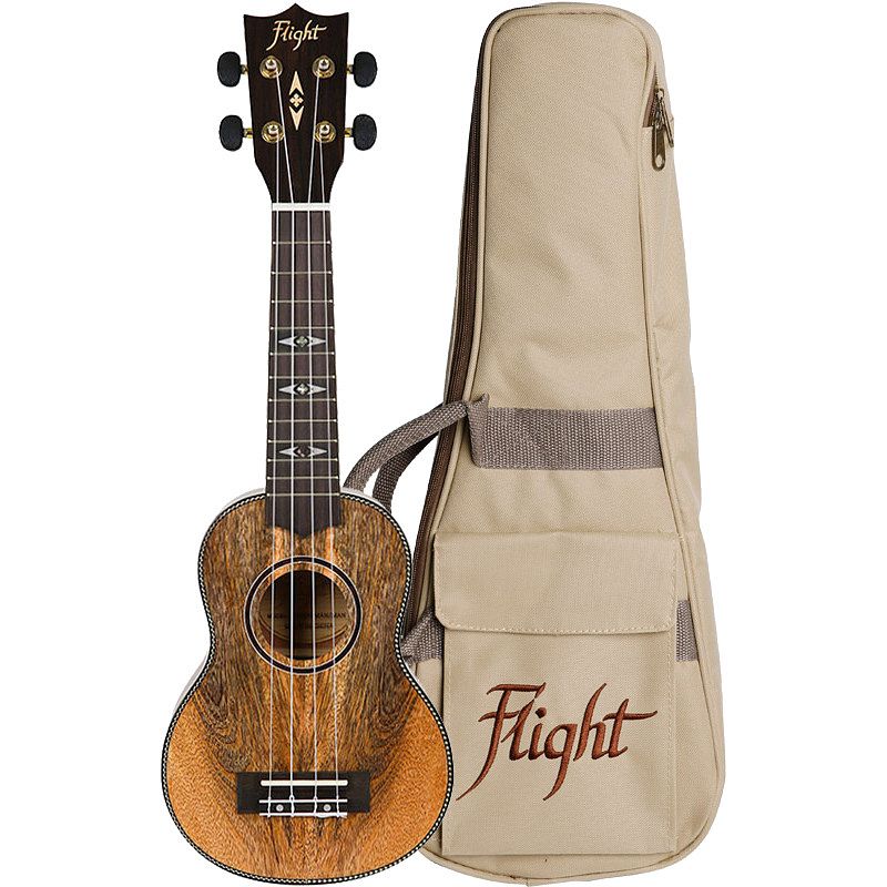 Foto van Flight supernatural series dus450 mango sopraan ukelele met gigbag