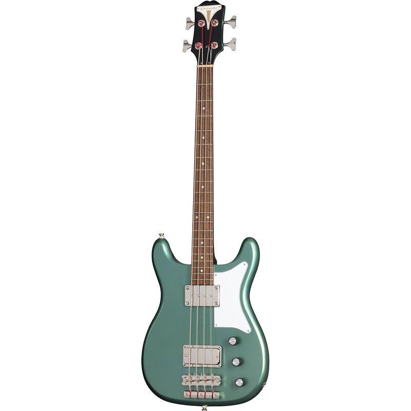 Foto van Epiphone newport bass pacific blue elektrische basgitaar