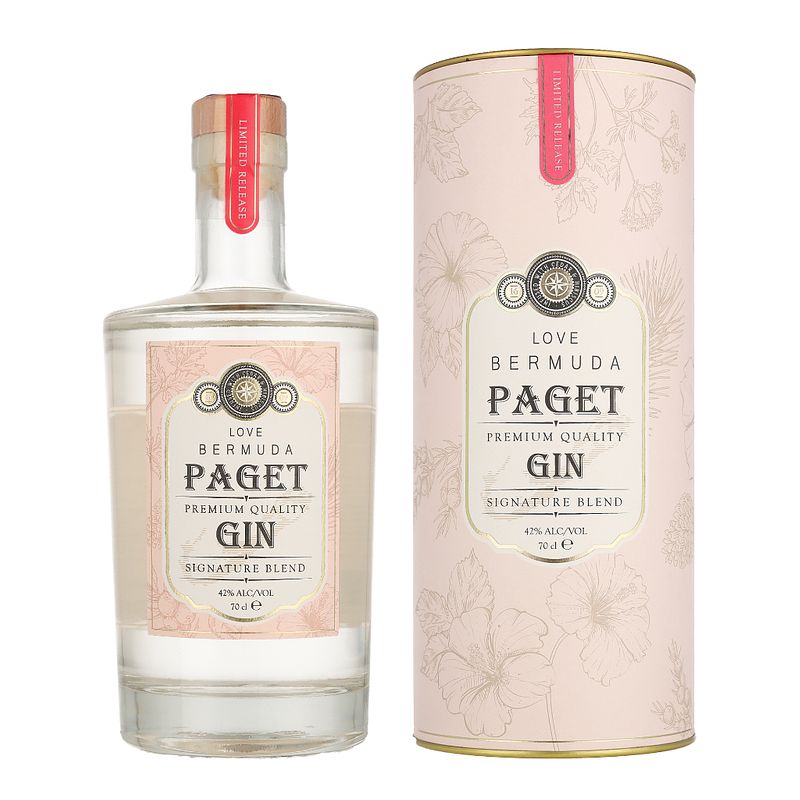 Foto van Love bermuda paget gin 70cl + giftbox