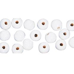 Foto van Armbandjes rijgen 104 witte kralen 10 mm - hobbykralen