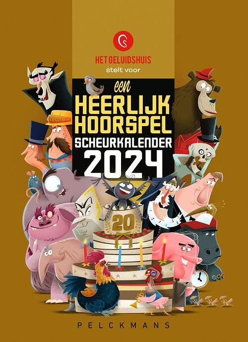 Foto van Heerlijk hoorspel - scheurkalender 2024 - paperback (9789463376129)