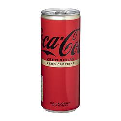 Foto van Coca cola zero - zonder cafeïne - 250 cml