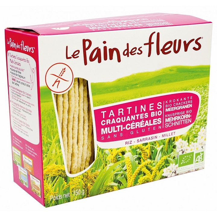 Foto van Le pain des fleurs meergranen crackers