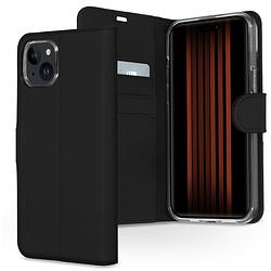 Foto van Accezz wallet softcase bookcase iphone 15 plus telefoonhoesje zwart