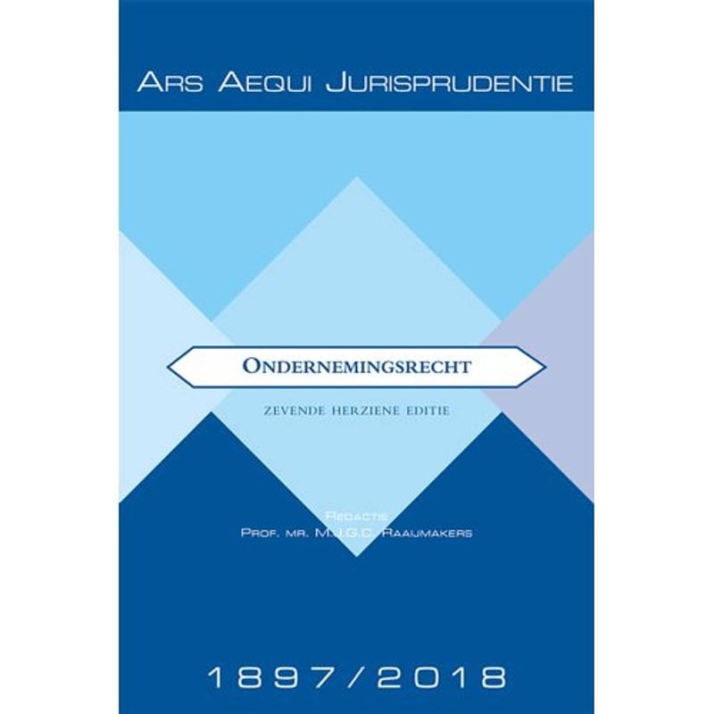 Foto van Ondernemingsrecht 1897-2018 - ars aequi