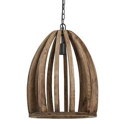 Foto van Light & living haranka hanglamp hout 36 cm