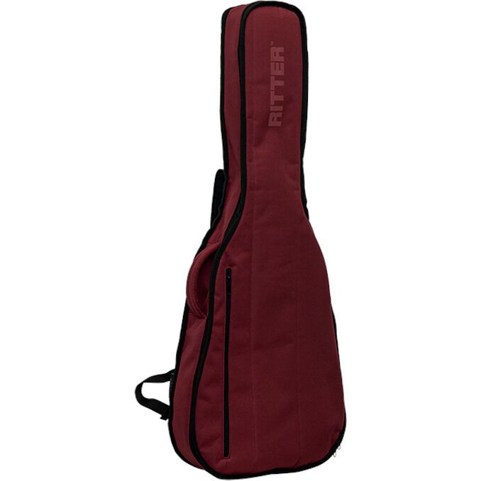 Foto van Ritter bags rgf0-ch/srd gigbag flims voor 1/2 klassieke gitaar spicey red