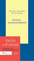 Foto van Beroepsaansprakelijkheid - e.a.l. van emden, m. de haan - paperback (9789013123951)