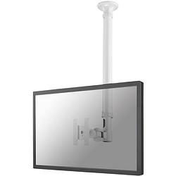 Foto van Neomounts by newstar fpma-c100white monitor-plafondbeugel 1-voudig 25,4 cm (10) - 76,2 cm (30) in hoogte verstelbaar, kantelbaar, zwenkbaar, roteerbaar