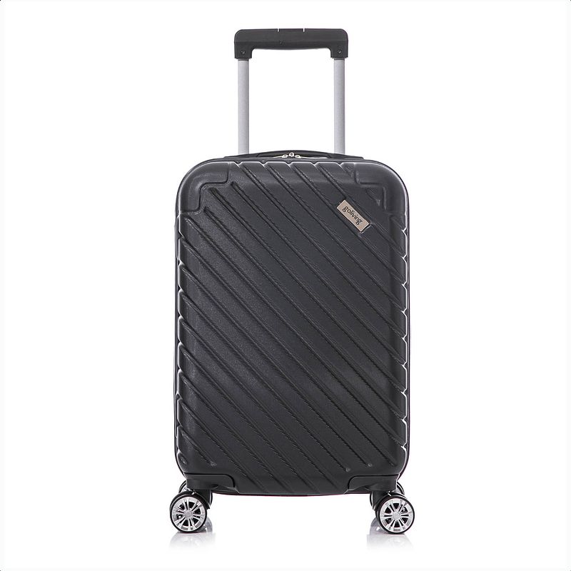 Foto van Goliving handbagage koffer met wielen - 55x35x23 - trolley - lichtgewicht - tsa slot - gevoerde binnenkant - 38l - zwart