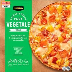 Foto van 3 voor € 6,00 | jumbo vegetarische pizza 385g aanbieding bij jumbo