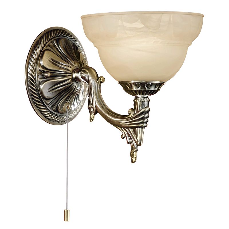 Foto van Eglo marbella - wandlamp - 1 lichts - brons - champagne