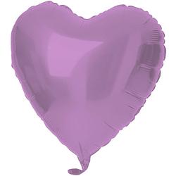 Foto van Folat folieballon hart 45 cm metallic paars