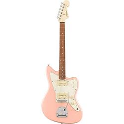 Foto van Fender player jazzmaster shell pink pf limited edition elektrische gitaar