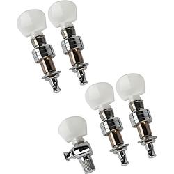 Foto van Ortega otmbjdc-cr 4+1 banjo tuning machines chrome stemmechanieken voor banjo