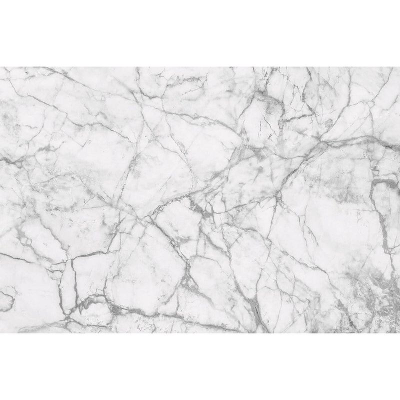 Foto van Dimex white marble vlies fotobehang 375x250cm 5-banen