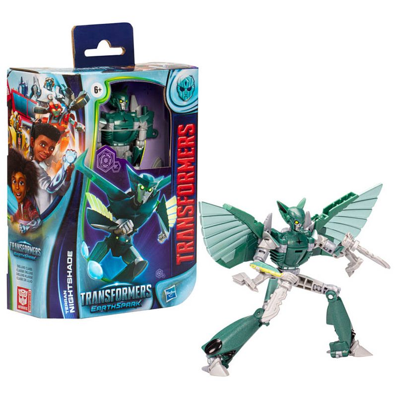 Foto van Transformers earthspark figuur deluxe terran nightshade