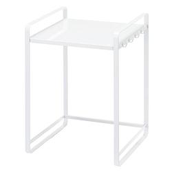 Foto van Yamazaki extendable kitchen counter organizer - tower - white