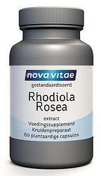 Foto van Nova vitae rhodiola rosea extract capsules 60st