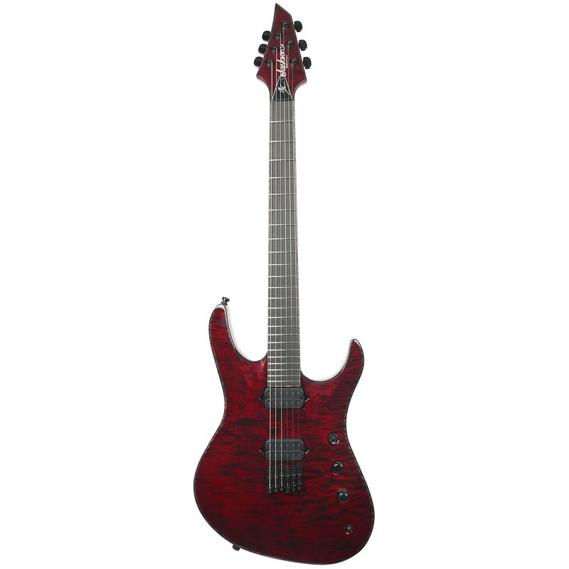 Foto van Jackson chris broderick soloist ht6 transparant red eb