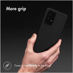 Foto van Accezz color backcover samsung galaxy a55 telefoonhoesje zwart