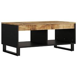 Foto van Vidaxl salontafel 90x50x40 cm massief mangohout