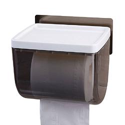 Foto van Hangende toiletrolhouder voor wc rollen wc papier - montage zonder