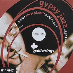 Foto van Galli strings gsb11-le gypsy jazz akoestische gitaarsnaren loop end