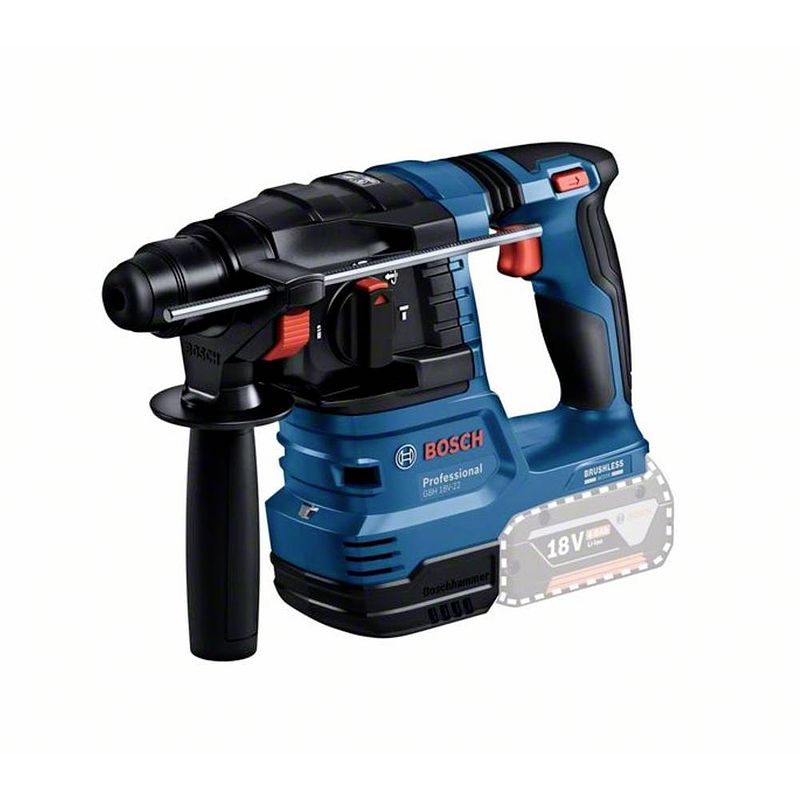 Foto van Bosch professional gbh 18v-22 -accu-boorhamer