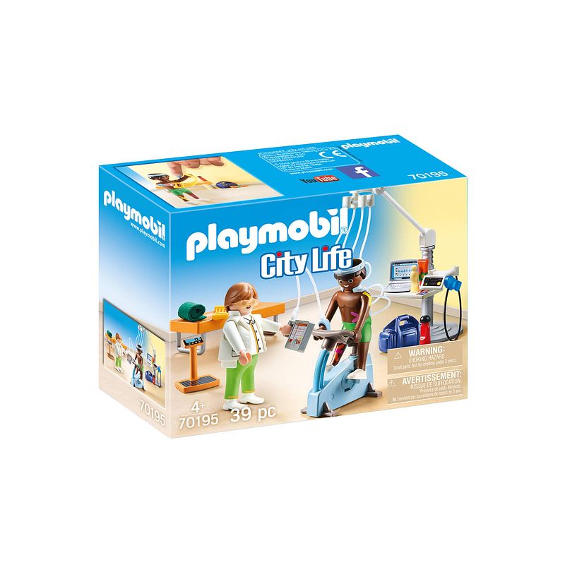 Foto van Playmobil city life praktijk fysiotherapeut 70195