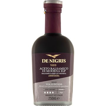 Foto van De nigris balsamico azijn uit modena 250ml bij jumbo