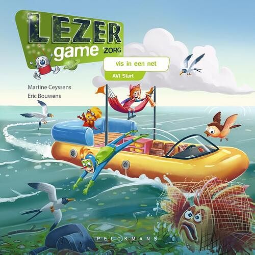 Foto van Lezergame: vis in een net - hardcover (9789462347069)