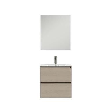 Foto van Tiger badkamermeubel loft - naturel eik/wit - 60 cm - leen bakker