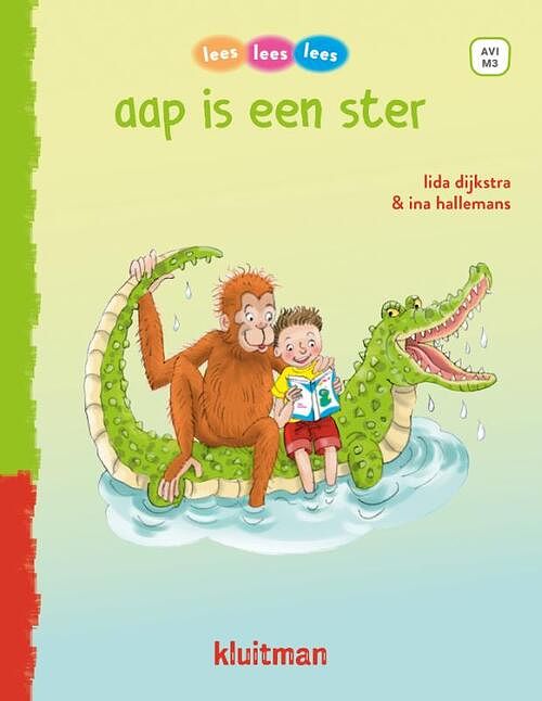 Foto van Aap is een ster - lida dijkstra - hardcover (9789020619232)