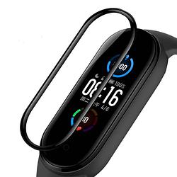 Foto van Screenprotector voor xiaomi mi band 5 activity tracker glass screenprotector full cover