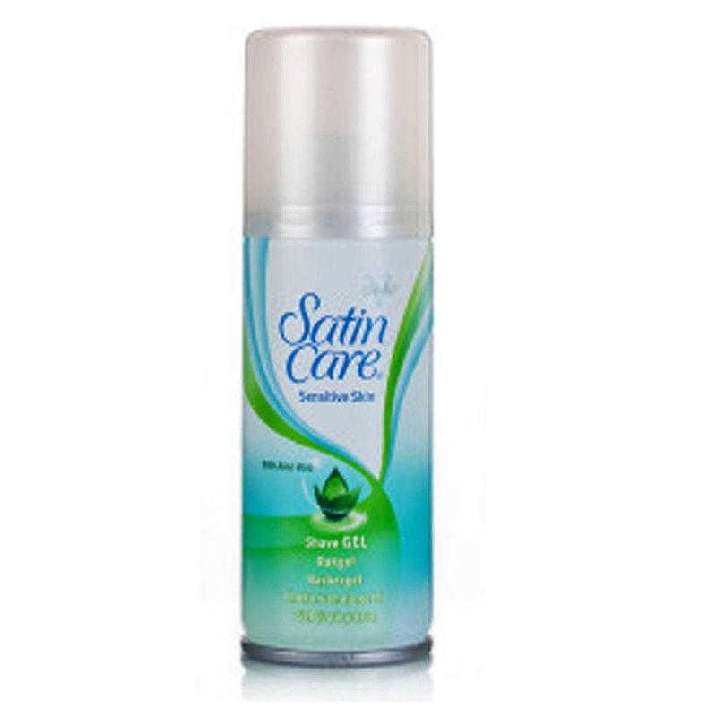 Foto van Gillette scheergel - satin care intensive 75 ml.