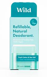 Foto van Wild deodorant - fresh cotton/sea salt