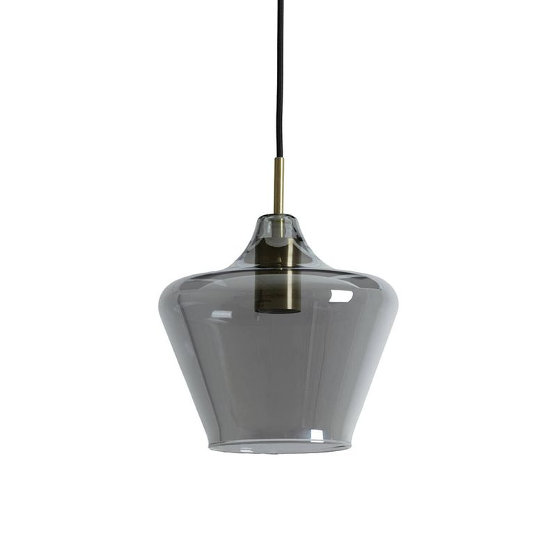 Foto van Hanging lamps light and living solly brons