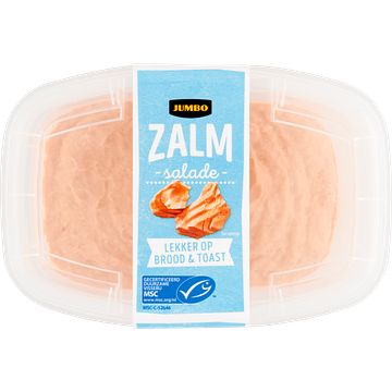 Foto van 2 voor € 3,50 | jumbo zalm salade 200g aanbieding bij jumbo