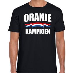 Foto van Zwart fan shirt / kleding holland zwart kampioen ek/ wk voor heren l - feestshirts